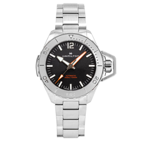 Hamilton Uomo H77815130 Khaki Navy Frogman Auto