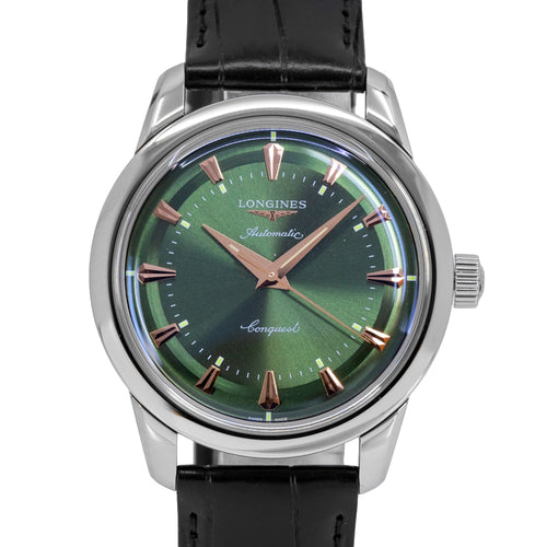 Longines L1.649.4.02.2 Conquest Heritage 38mm Automatico