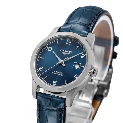 Longines Donna L2.321.4.96.4 Record 30mm Auto Cronometro