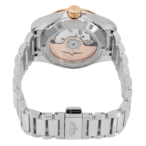 Longines Donna L3.430.5.02.6 Conquest 34mm Oro Rosa Auto