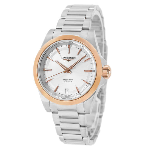 Longines Donna L3.430.5.72.6 Conquest 34mm Oro Rosa Auto