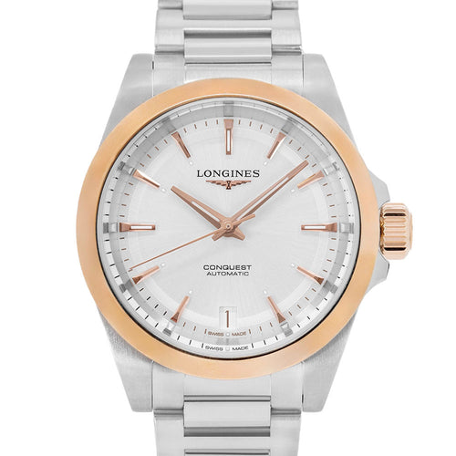 Longines Donna L3.430.5.72.6 Conquest 34mm Oro Rosa Auto