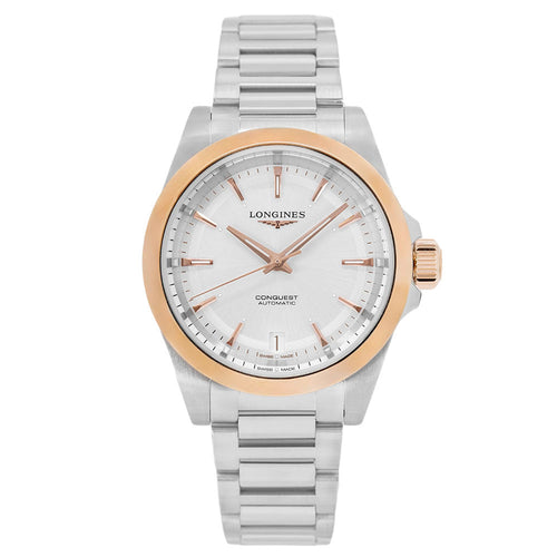 Longines Donna L3.430.5.72.6 Conquest 34mm Oro Rosa Auto