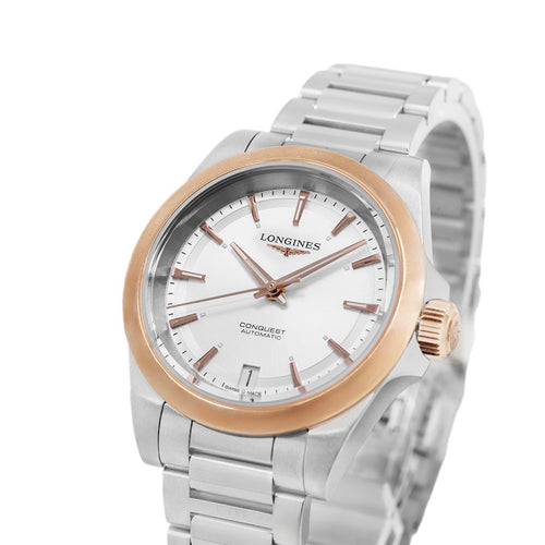 Longines Donna L3.430.5.72.6 Conquest 34mm Oro Rosa Auto