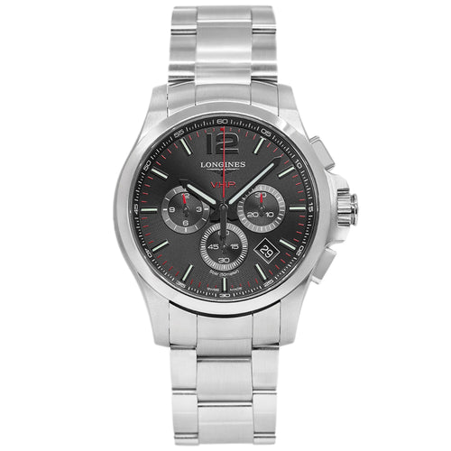 Longines Uomo L3.727.4.56.6 Conquest VHP 44mm Quarzo Crono