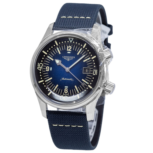 Longines Uomo L3.774.4.90.2 Legend Diver Blue Dial Auto