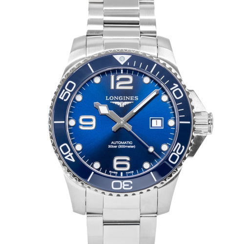 Longines L3.782.4.96.6 HydroConquest Blue Dial Automatico