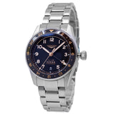 Longines Uomo L3.802.4.50.6 Spirit Zulu Time 39mm Automatico