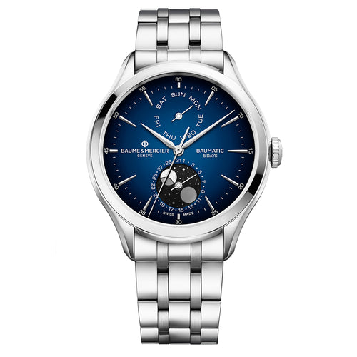 Baume&Mercier Uomo 10725 Clifton Blue Dial 42mm Auto