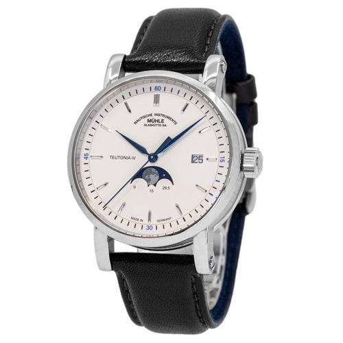Mühle Glashütte Uomo M1-44-05-LB Teutonia IV Mondphase Automatico