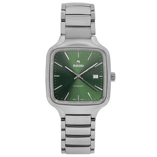 Rado R27077312 True Square Ceramica Grigia 38mm Automatico