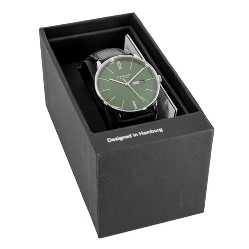 Sternglas Uomo S01-BE08-HE04 Berlin Verde Oliva 38mm Quarzo