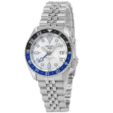 Seiko Uomo SSK033K1 5 Sports White Dial Automatico GMT