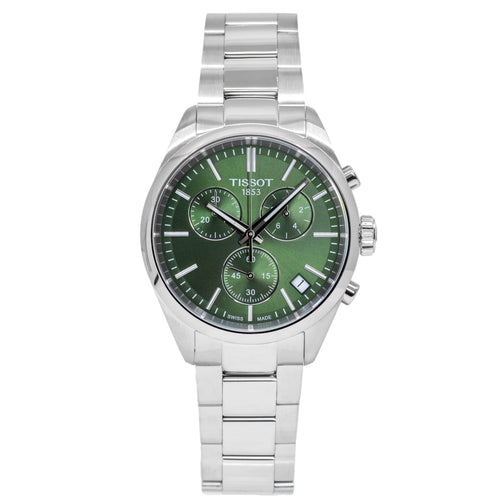Tissot Uomo T150.417.11.091.00 PR 100 Green Dial Chrono