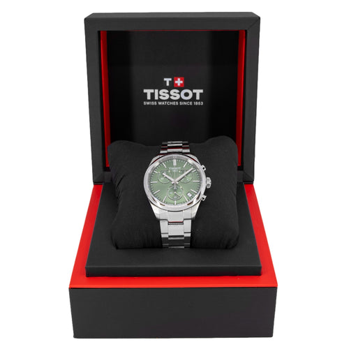 Tissot Uomo T150.417.11.091.00 PR 100 Green Dial Chrono