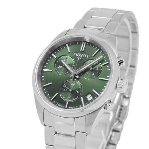 Tissot Uomo T150.417.11.091.00 PR 100 Green Dial Chrono