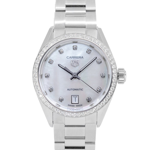 TAG Heuer Donna WBN2414.BA0621 Carrera Date 29mm Automatico
