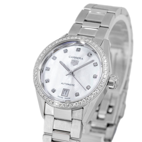 TAG Heuer Donna WBN2414.BA0621 Carrera Date 29mm Automatico