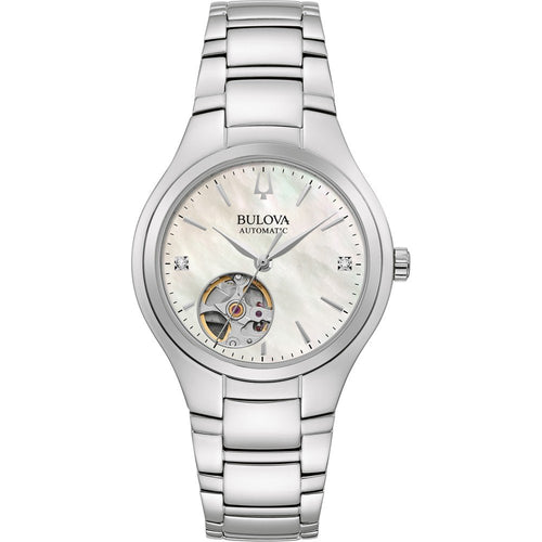 Bulova Donna 96P247 Classic Lady Auto Open Heart