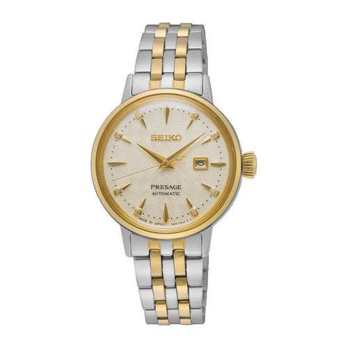 Seiko Donna SRE010J1 Presage Cocktail White Lady Auto