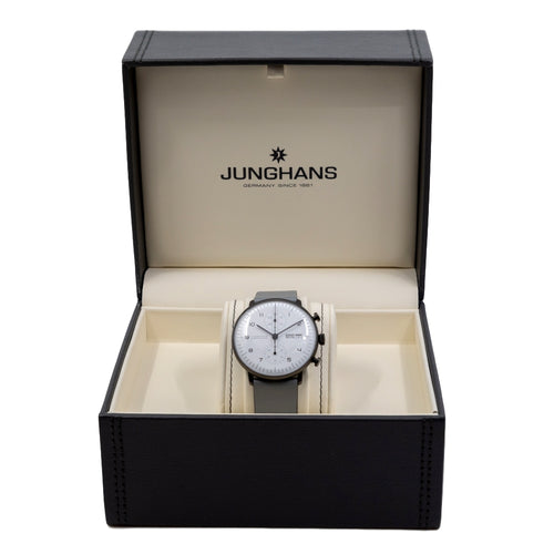 27/4008.02-Junghans Men's 027/4008.02 max bill Chronoscope Sapphire