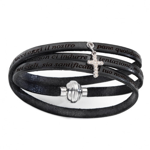 ASPNIT02-Amen Donna Aspnit02 Bracciale In Pelle