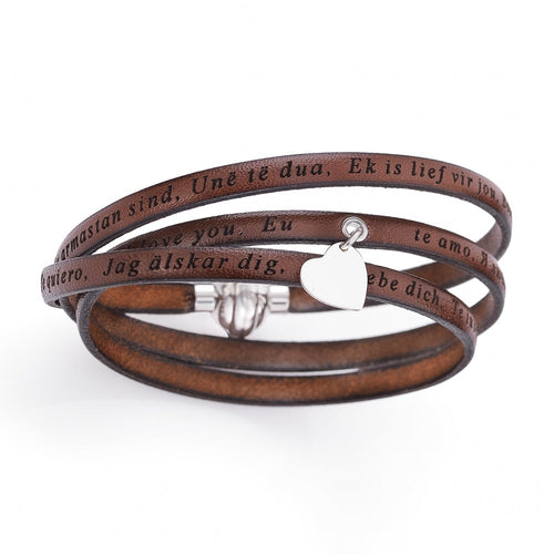 ASTA05-Amen Donna Asta05 Bracciale In Pelle