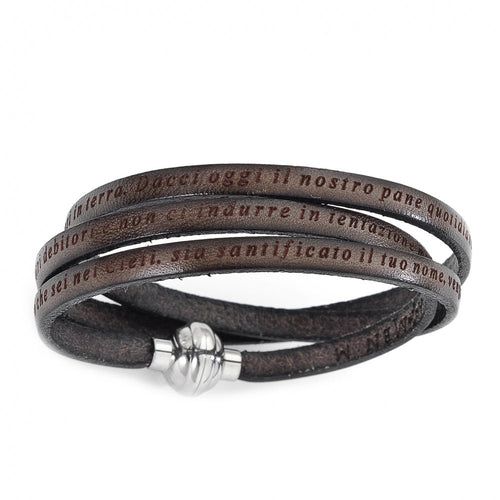 PNIT16-Amen Donna Pnit16 Bracciale In Pelle