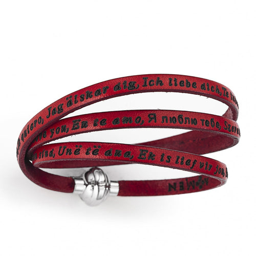 TA08-Amen Donna Ta08 Bracciale In Pelle