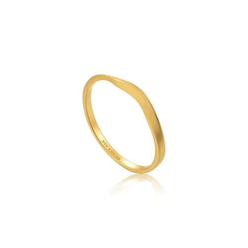 R002-03G-56-Ania Haie Donna Anello R002-03g-56 Modern Minimalism