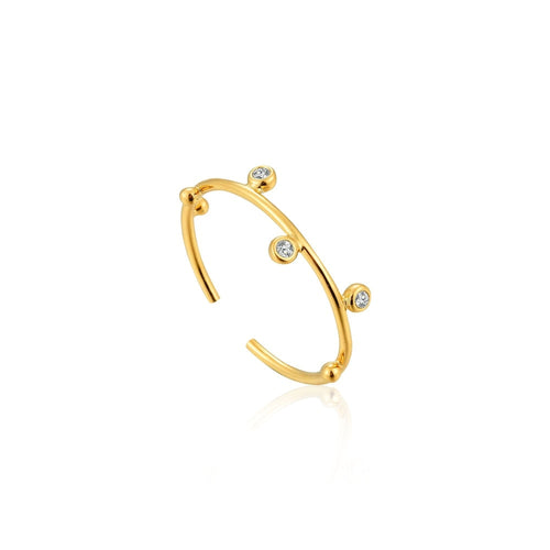 R003-02G-Ania Haie Donna Anello R003-02g Touch Of Sparkle