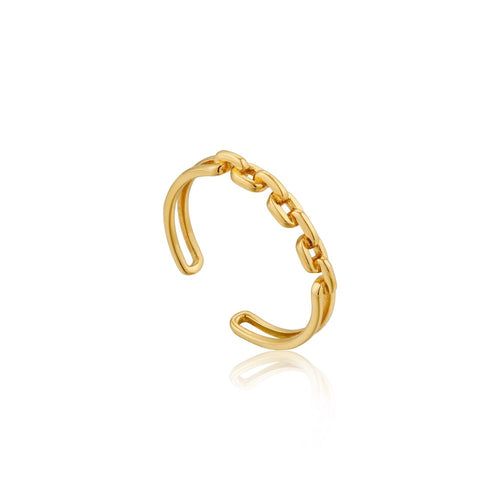 R004-03G-Ania Haie Donna Anello R004-03g Links