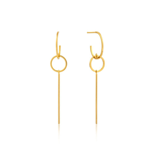 E002-03G-Ania Haie Donna Orecchini E002-03g Modern Minimalism