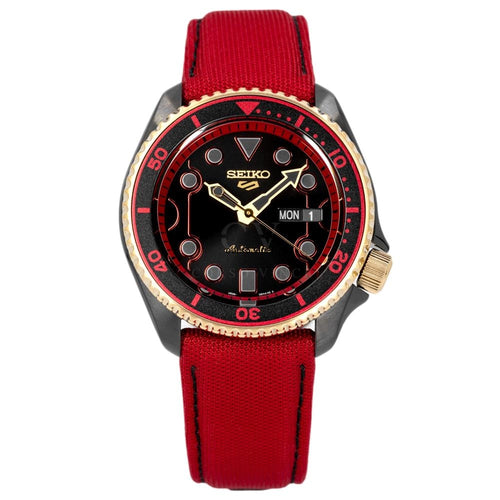 SRPF20K1-Seiko Uomo SRPF20K1 Street Fighter Edition Ken Black