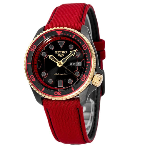 SRPF20K1-Seiko Uomo SRPF20K1 Street Fighter Edition Ken Black