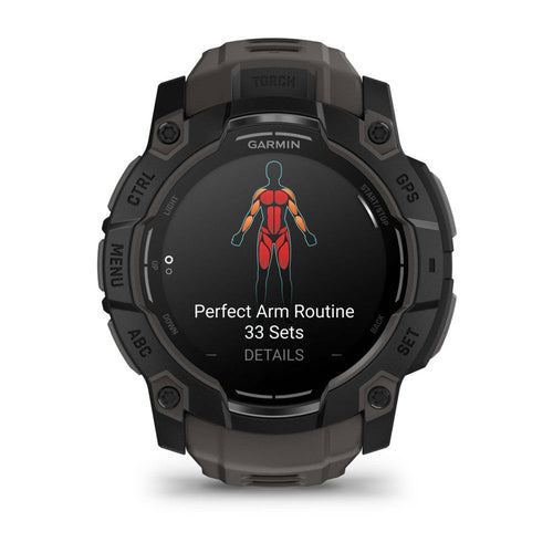 Garmin 010-03020-00 Instinct® 3 – 50 mm, AMOLED Quartz Men's Watch
