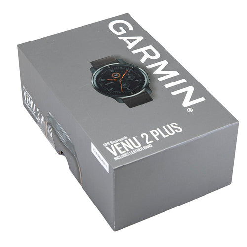 Garmin 010-02496-15 Venu 2 Plus Black Brown Smartwatch