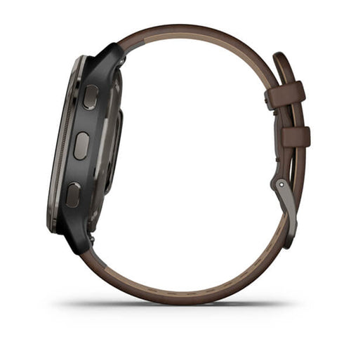 Garmin 010-02496-15 Venu 2 Plus Black Brown Smartwatch