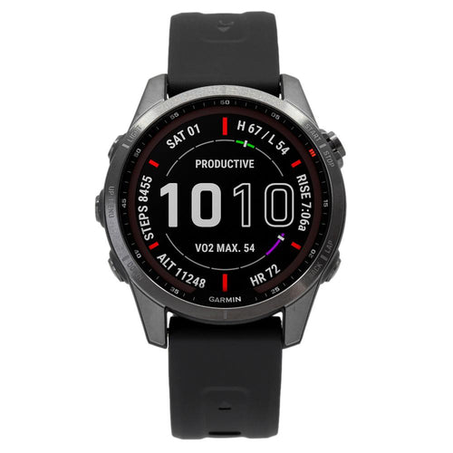 Garmin 010-02539-25 Fenix 7S Carbon Grey Smartwatch Solar