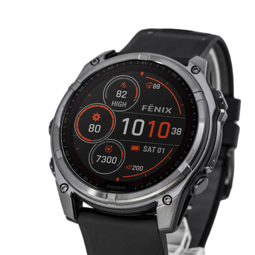 Garmin 010-02907-11 Fenix 8 - 51mm Solar Carbon Grey
