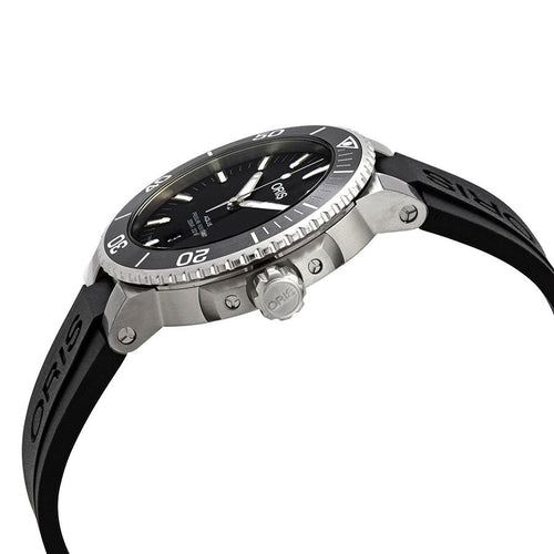 Oris 01 733 7730 4124-07 4 24 64EB Aquis Black Dial Watch