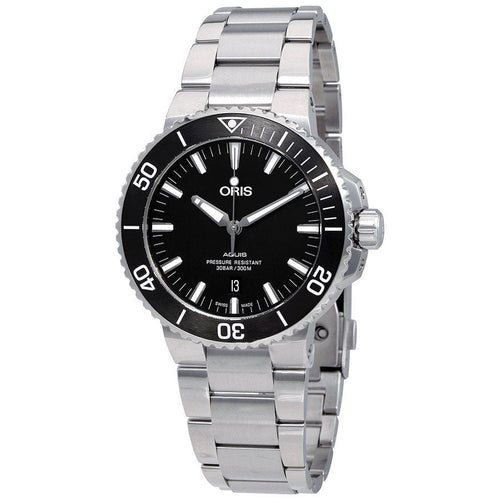 Oris Men's 01 733 7730 4154-07 8 24 05PEB Aquis Black Dial W