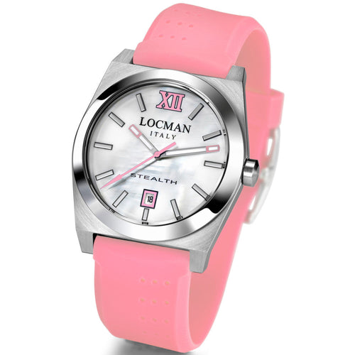 Locman 020300MWFPK0SIP Stealth Quartz Woman's Watch