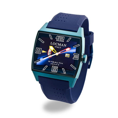 Locman 0300BLBLFYLRSIB Stealth Quartz Men's Watch