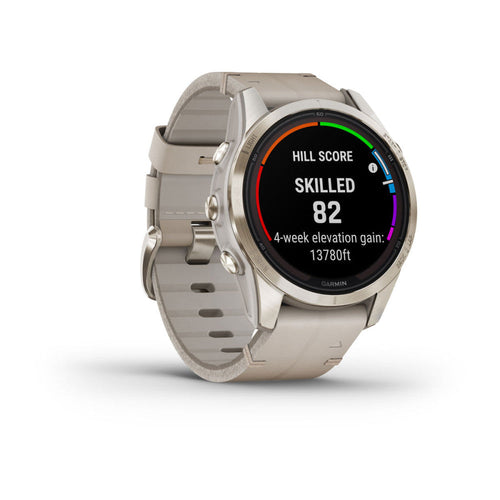 Garmin 010-02776-30 fēnix® 7S Pro – Sapphire Solar Edition Quartz Men's Watch