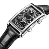 Cuervo y Sobrinos 1112.1NM Prominente Automatic Icónico Doble Tiempo Men's Watch