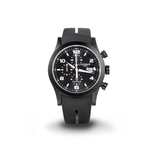 Locman 0618K01S-BKBKWHSK Island Quartz Men's Watch