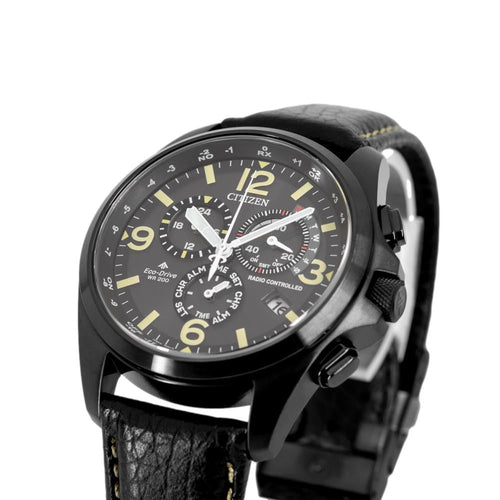 Citizen Uomo CB592515E Radiocontrollato Pilot Nero
