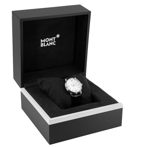 128689-Montblanc Donna 128689 Tradition Auto Date 32 mm