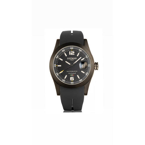 Locman 0615K01S-BKBKWHSK NUOVO ISLAND Automatic Men's Watch